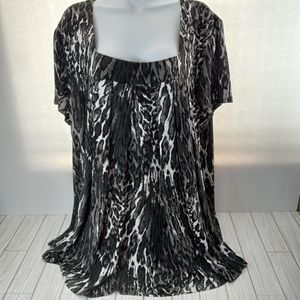 Jonden Leopard Animal Print Blouse